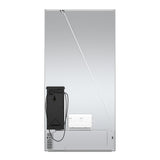 Bosch – 800 Series 20 Cu. Ft. 4-Door French Door Counter-Depth Smart Refrigerator with Beverage Cooler Drawer – Stainless steel