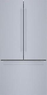 Bosch – 800 Series 21 Cu. Ft. French Door Counter-Depth Smart Refrigerator – Stainless steel