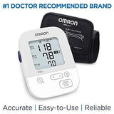 Omron Silver Blood Pressure Monitor Upper Arm Cuff Digital Bluetooth