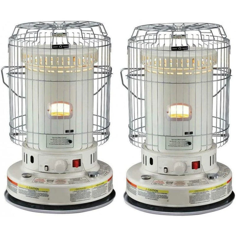 2025 2-Units Portable Indoor Kerosene Heater, 23,800-BTU Convection Space Heaters