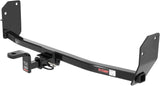 CURT 113123 Class 1 Trailer Hitch with Ball Mount, 1-1/4-In Receiver, Fits Select Ford Mustang