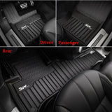 3W?Floor?Mats?Compatible for Range Rover Velar 2017-2022 TPE?All?Weather?Custom?Fit?Floor?Liner?for Range Rover Velar1st?and?2nd?Row?Full?Set Car?Liners Black