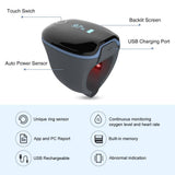 LOOKEE O2Ring by Wellue, Continuous Overnight Ring Pulse Oximeter Oxygen Monitor