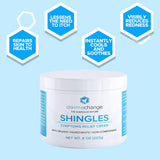 Natural Shingles Treatment and Relief Cream – with Manuka Honey – Shingle Nerve Pain Ointment – Natural Moisturizer for Face and Body – Stops Shingle Breakouts, Burning, Scar, Itchy Dry Skin (8oz)