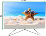 HP All in One Desktop 22 Inch Full HD PC 22-dd0016 Computer, AMD Athlon 3050U Processor |4GB Ram, 1TB Hard Drive| Camera, Speakers, HDMI, WiFi and Bluetooth, Windows 10 (Renewed)
